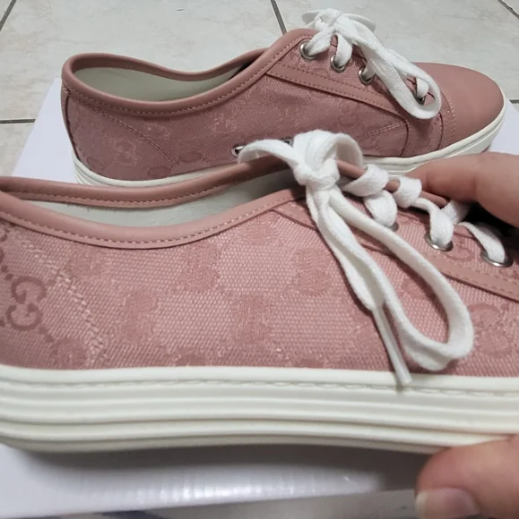 Gucci mauve sneakers Hawaii Collection - Picture 14 of 16